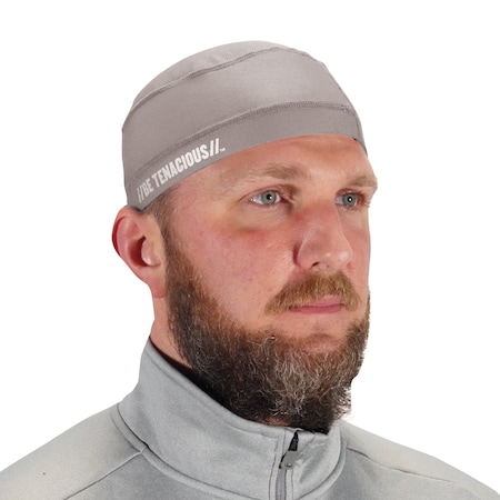 Ergodyne Gray Cooling Skull Cap - Performance Knit 6632